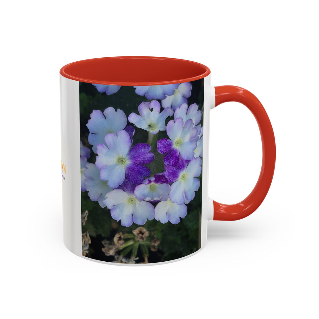 Floral Accent Coffee Mug — Upsundown Logo 11/15oz