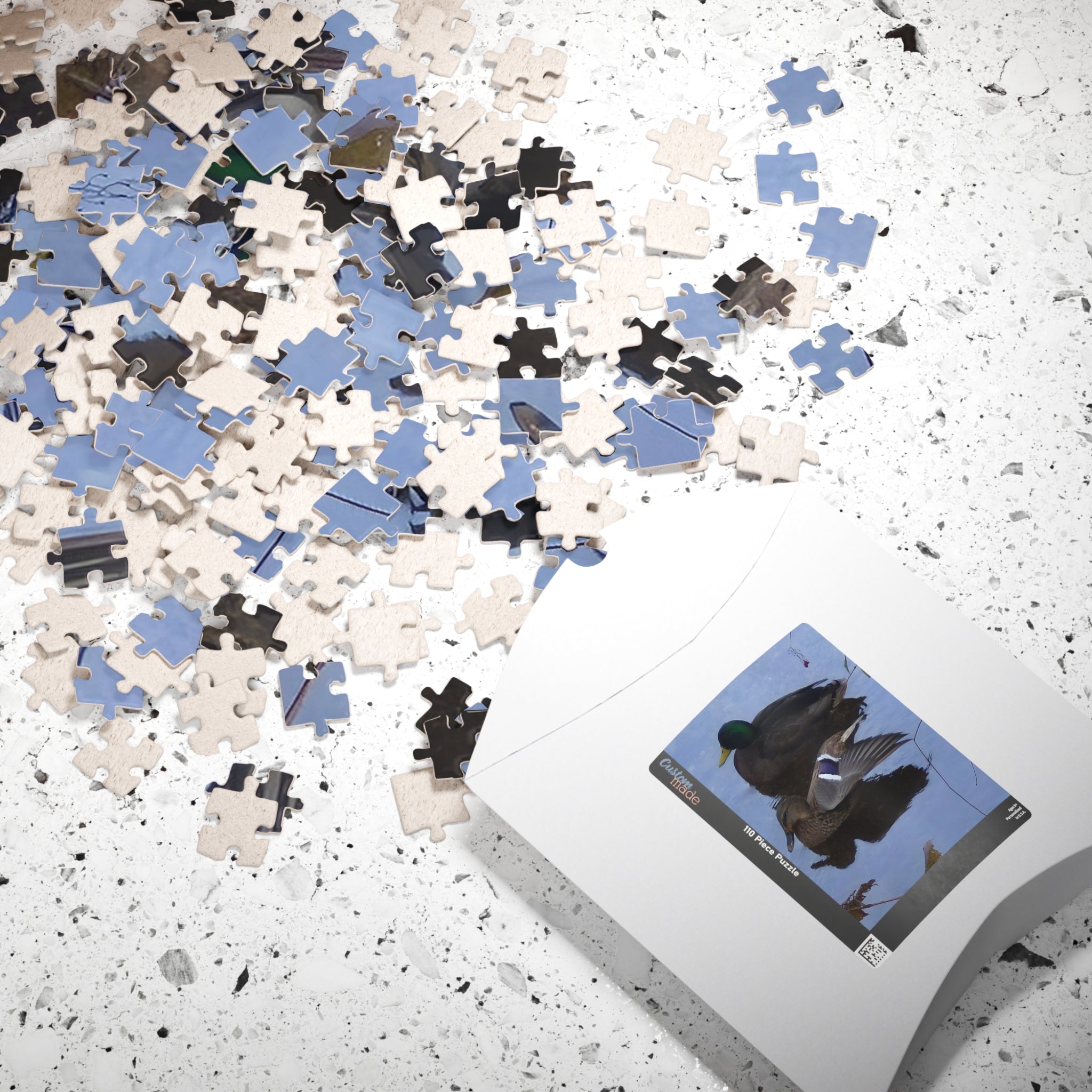 Nature-Inspired Puzzle: Tranquil Duck Duo (110, 252, 520, 1014-piece)