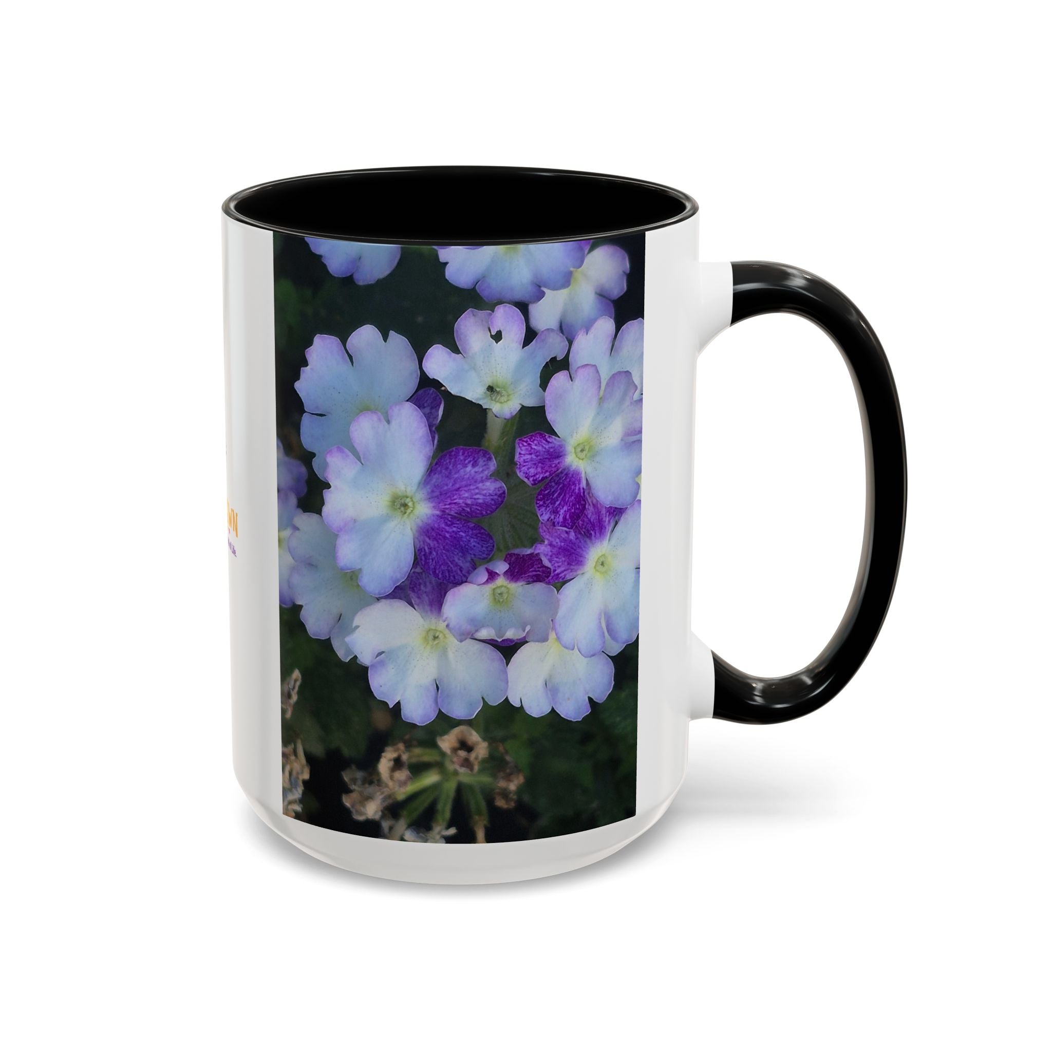 Floral Accent Coffee Mug — Upsundown Logo 11/15oz