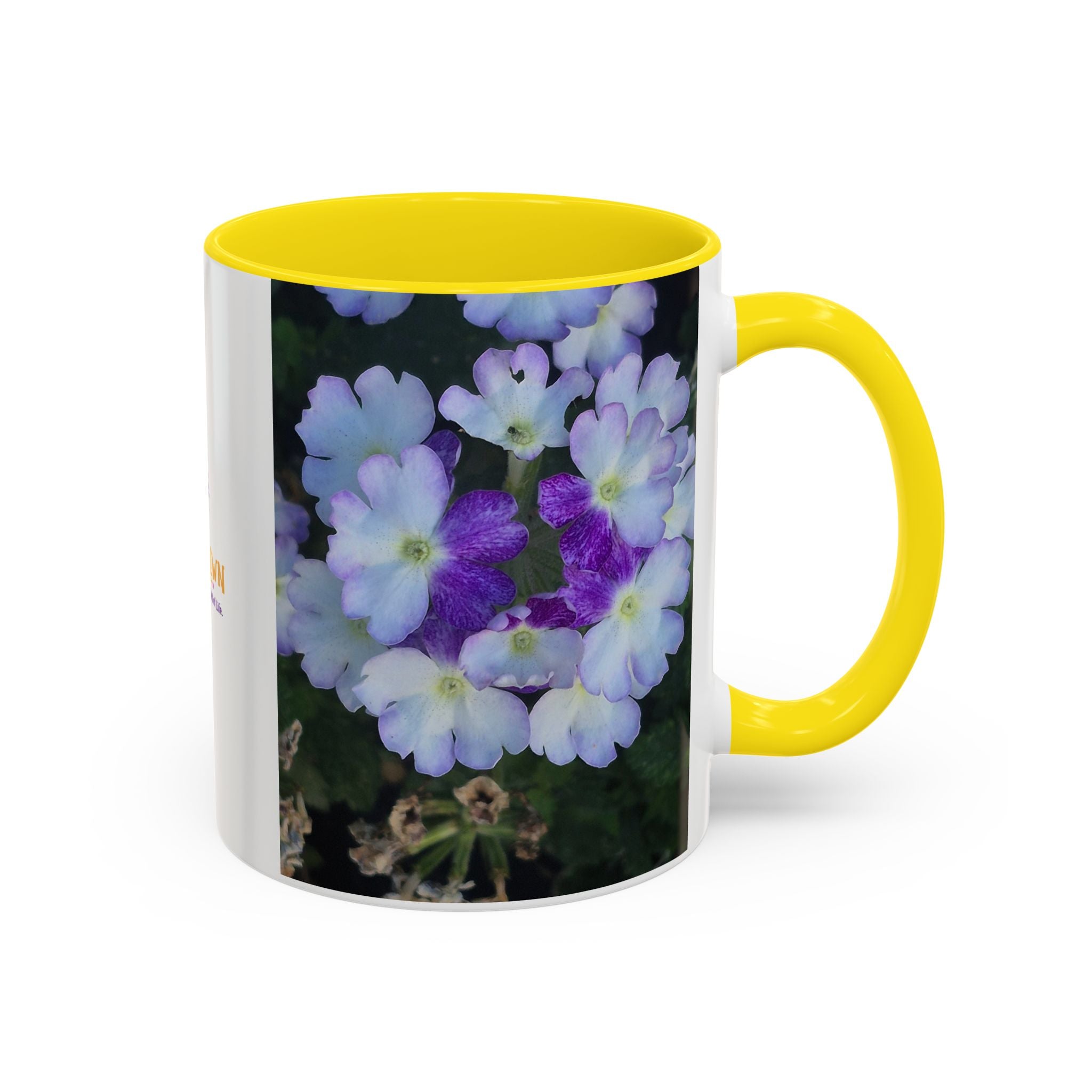 Floral Accent Coffee Mug — Upsundown Logo 11/15oz
