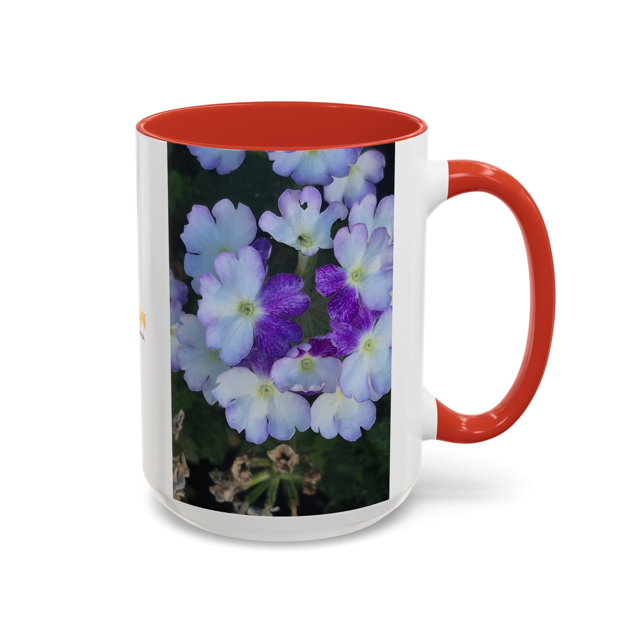 Floral Accent Coffee Mug — Upsundown Logo 11/15oz