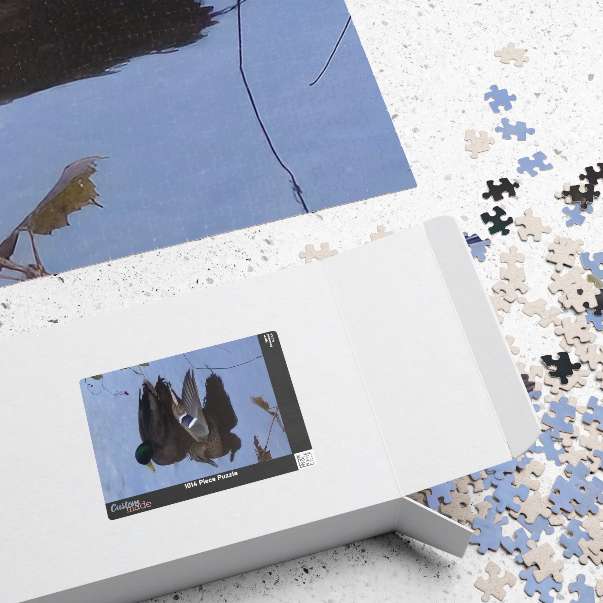 Nature-Inspired Puzzle: Tranquil Duck Duo (110, 252, 520, 1014-piece)