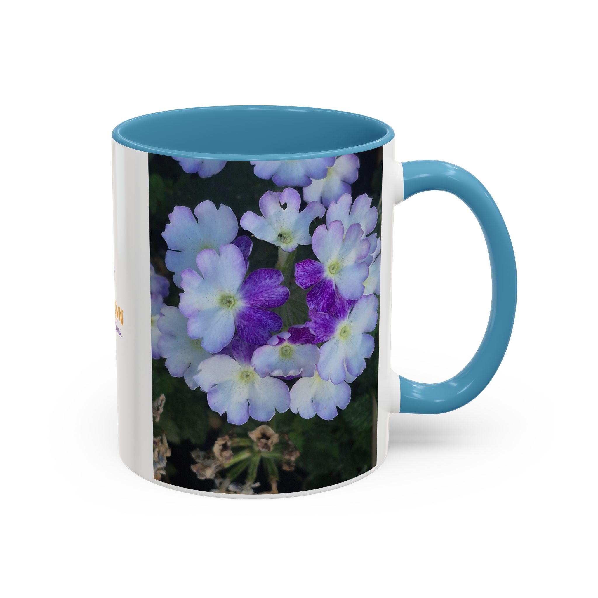 Floral Accent Coffee Mug — Upsundown Logo 11/15oz