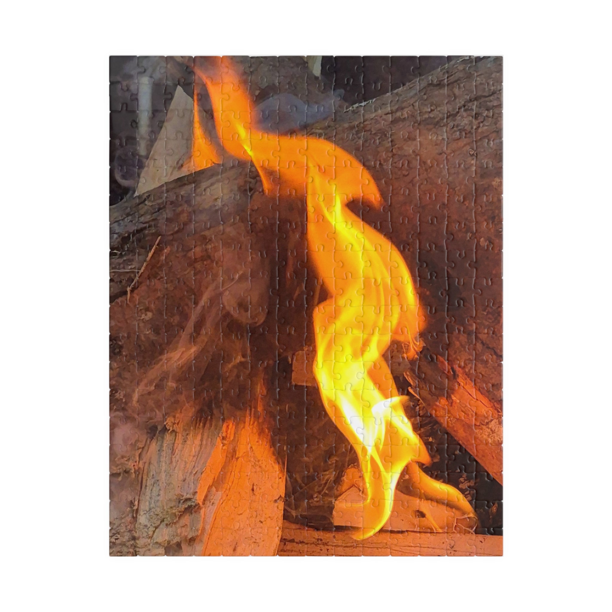 Fire-Themed Puzzle - 110/252/520/1014 Pieces - Perfect for Family Game Night