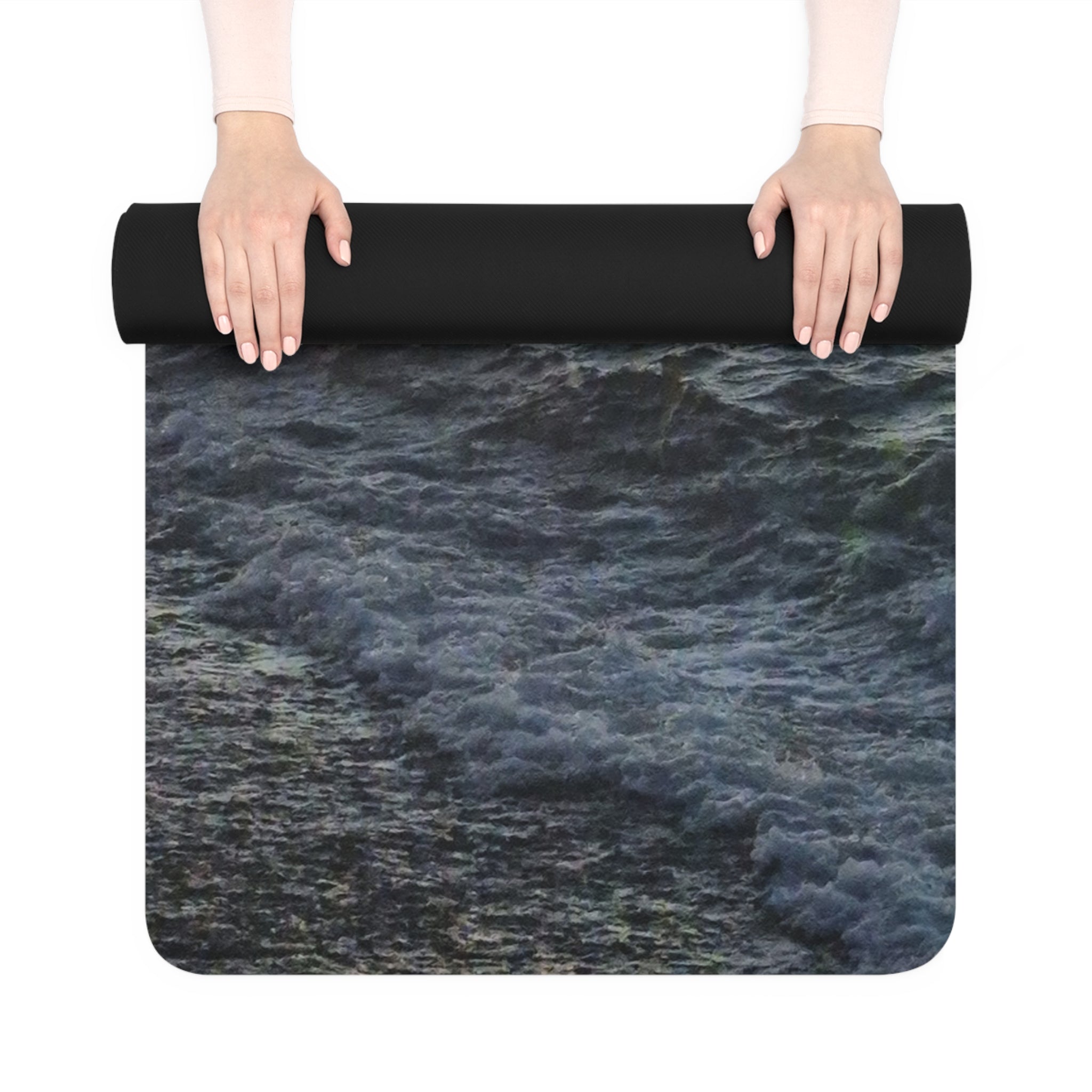 Sunset Seaside Rubber Yoga Mat for Mindful Practice
