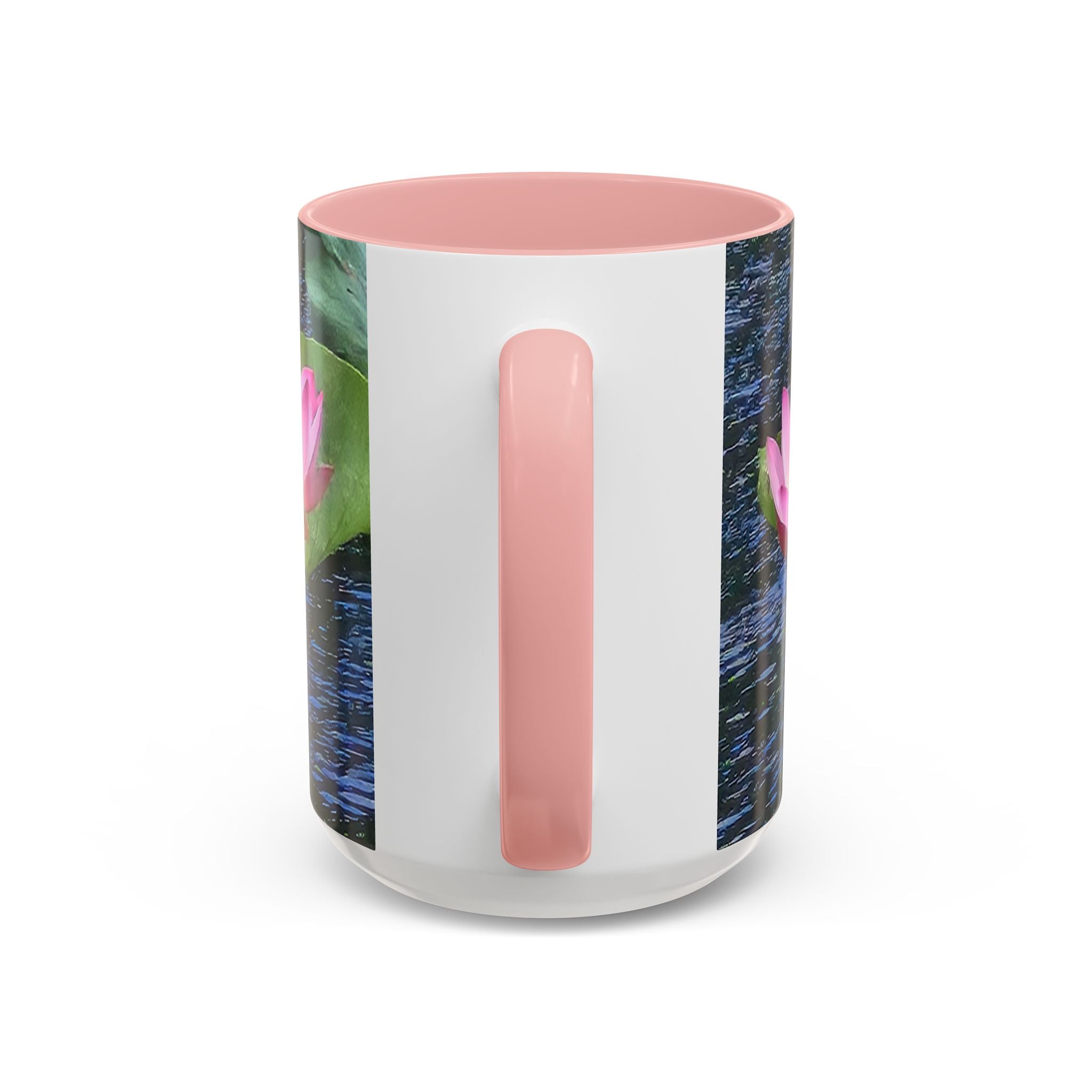 Lotus Water Garden Accent Coffee Mug — Upsundown Logo