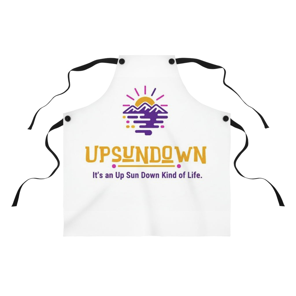 Colorful Sunset AOP Apron - "It's an Up Sun Down Kind of Life"