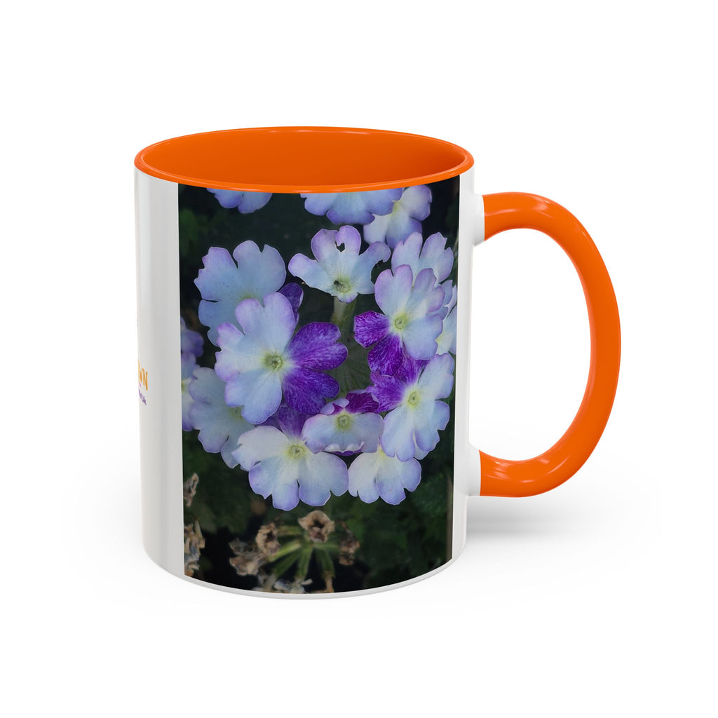Floral Accent Coffee Mug — Upsundown Logo 11/15oz