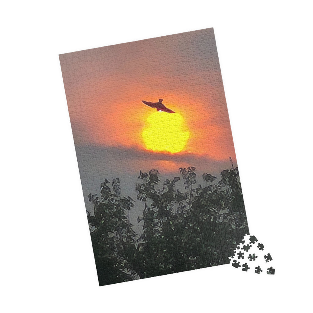 Sunset Bird Puzzle (110 to 1014-Piece) - Nature-Themed Jigsaw