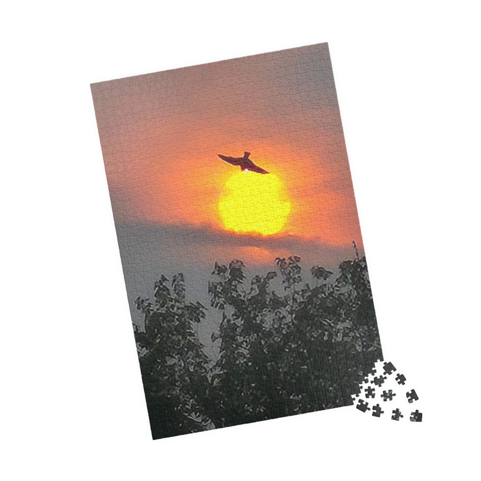 Sunset Bird Puzzle (110 to 1014-Piece) - Nature-Themed Jigsaw