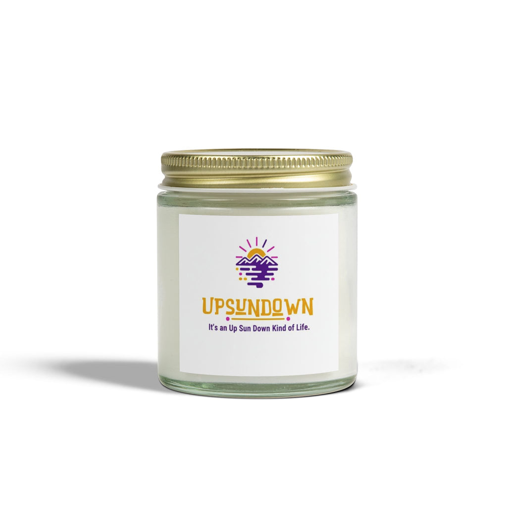 Coconut Apricot Scented Candle – "Upsundown" Relaxation Jar