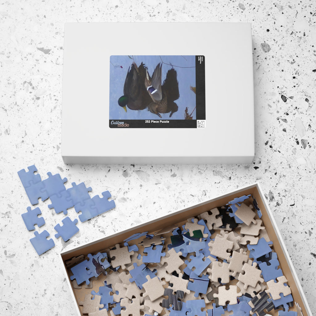 Nature-Inspired Puzzle: Tranquil Duck Duo (110, 252, 520, 1014-piece)