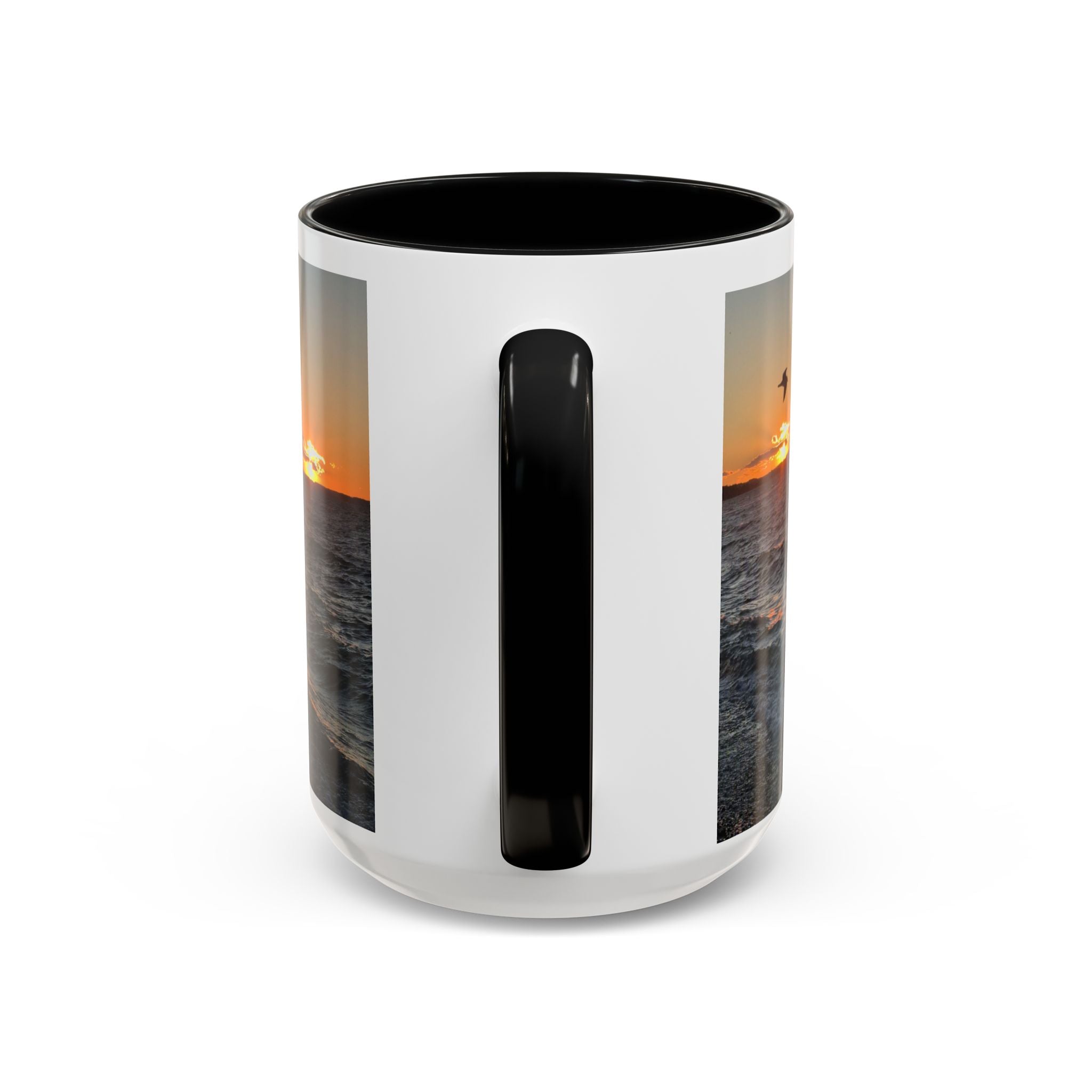 Sunset Vibes Coffee Mug – 11oz & 15oz with Inspirational 'Upsundown' Design