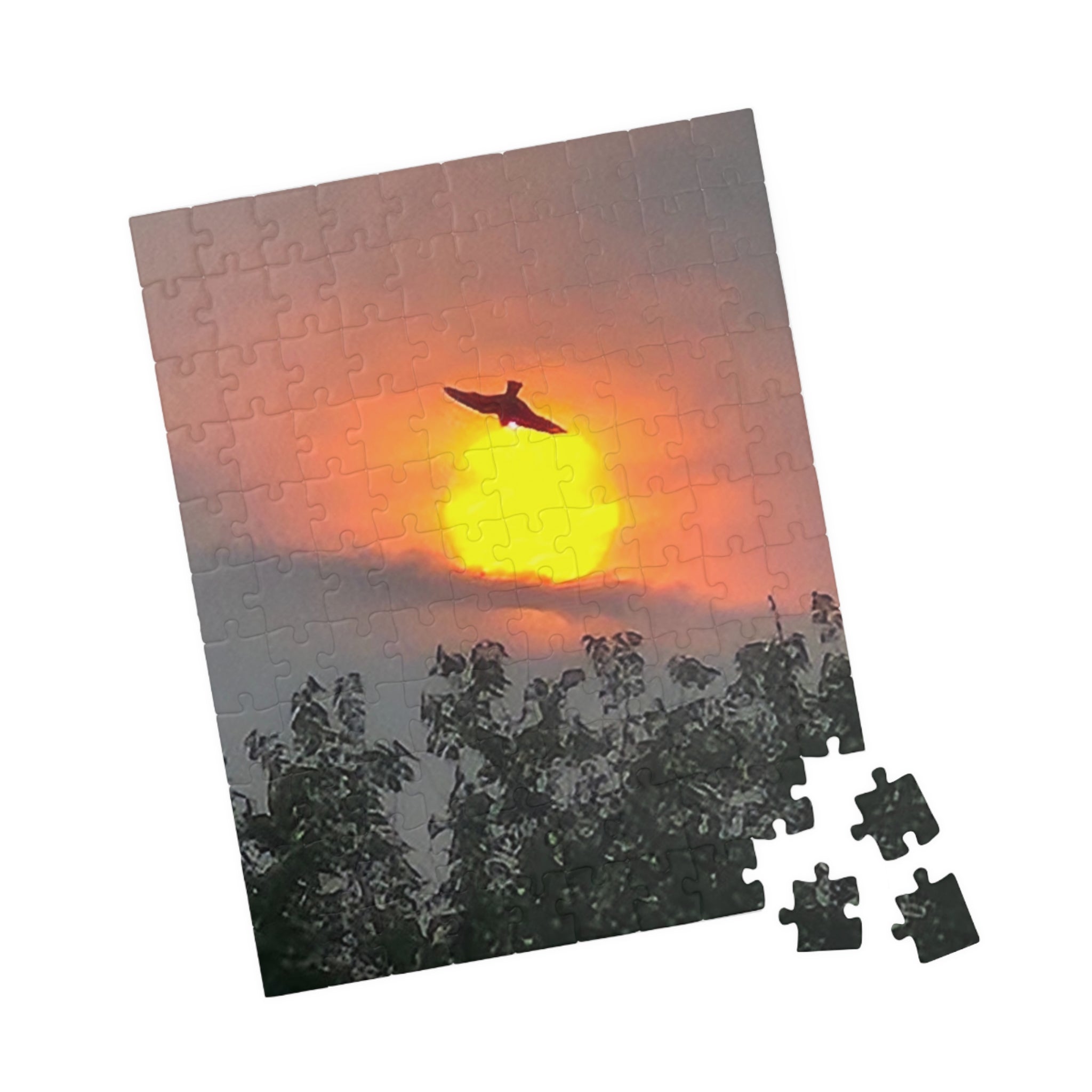 Sunset Bird Puzzle (110 to 1014-Piece) - Nature-Themed Jigsaw