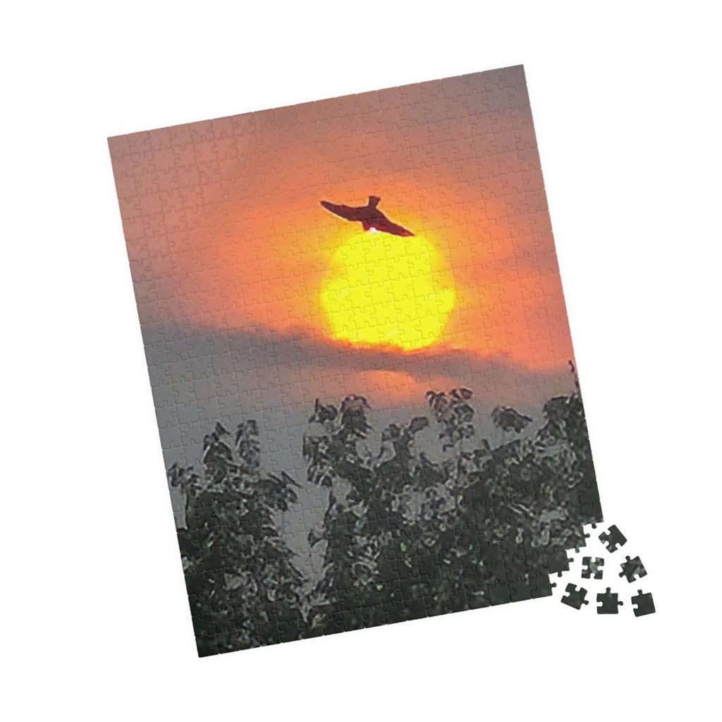 Sunset Bird Puzzle (110 to 1014-Piece) - Nature-Themed Jigsaw