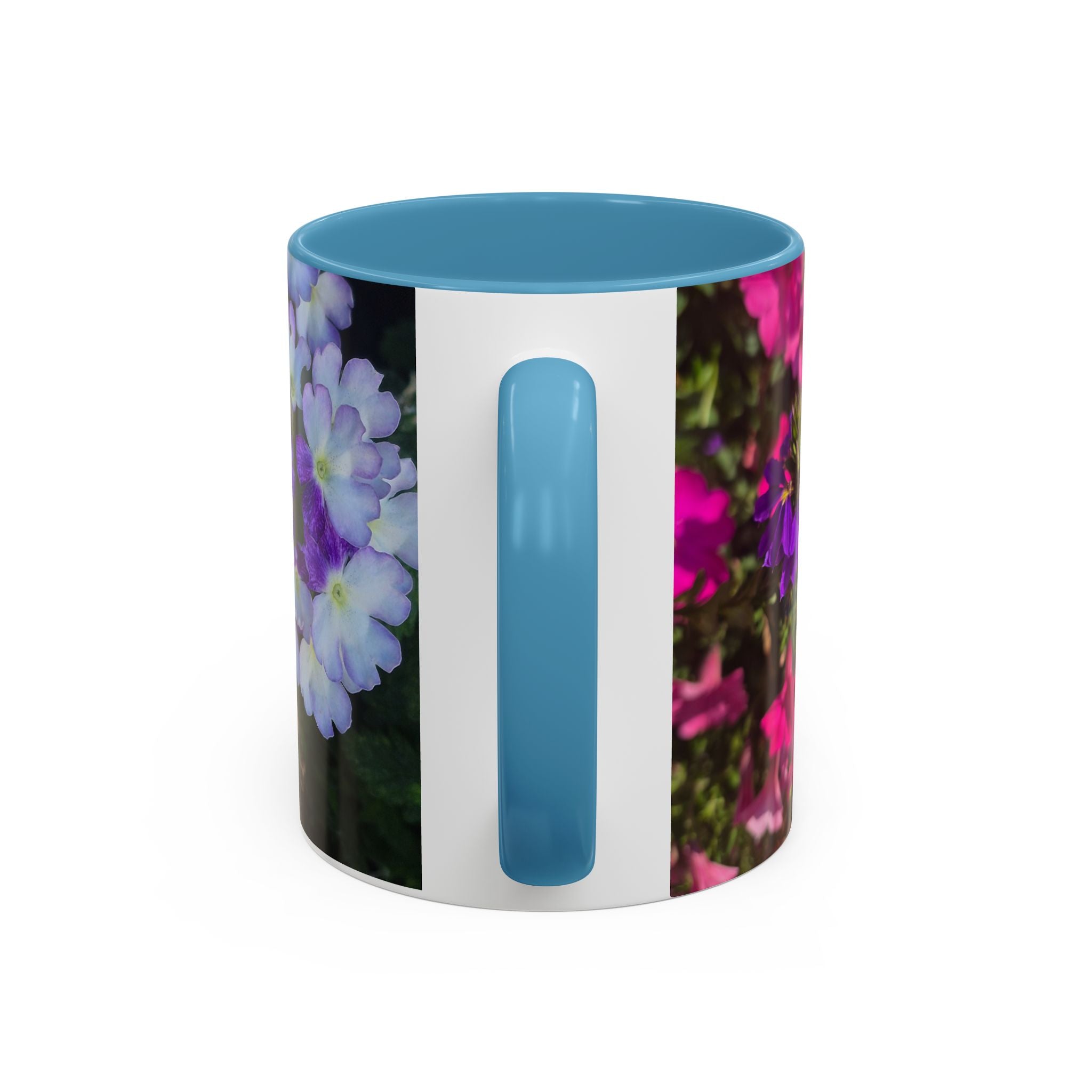 Floral Accent Coffee Mug — Upsundown Logo 11/15oz