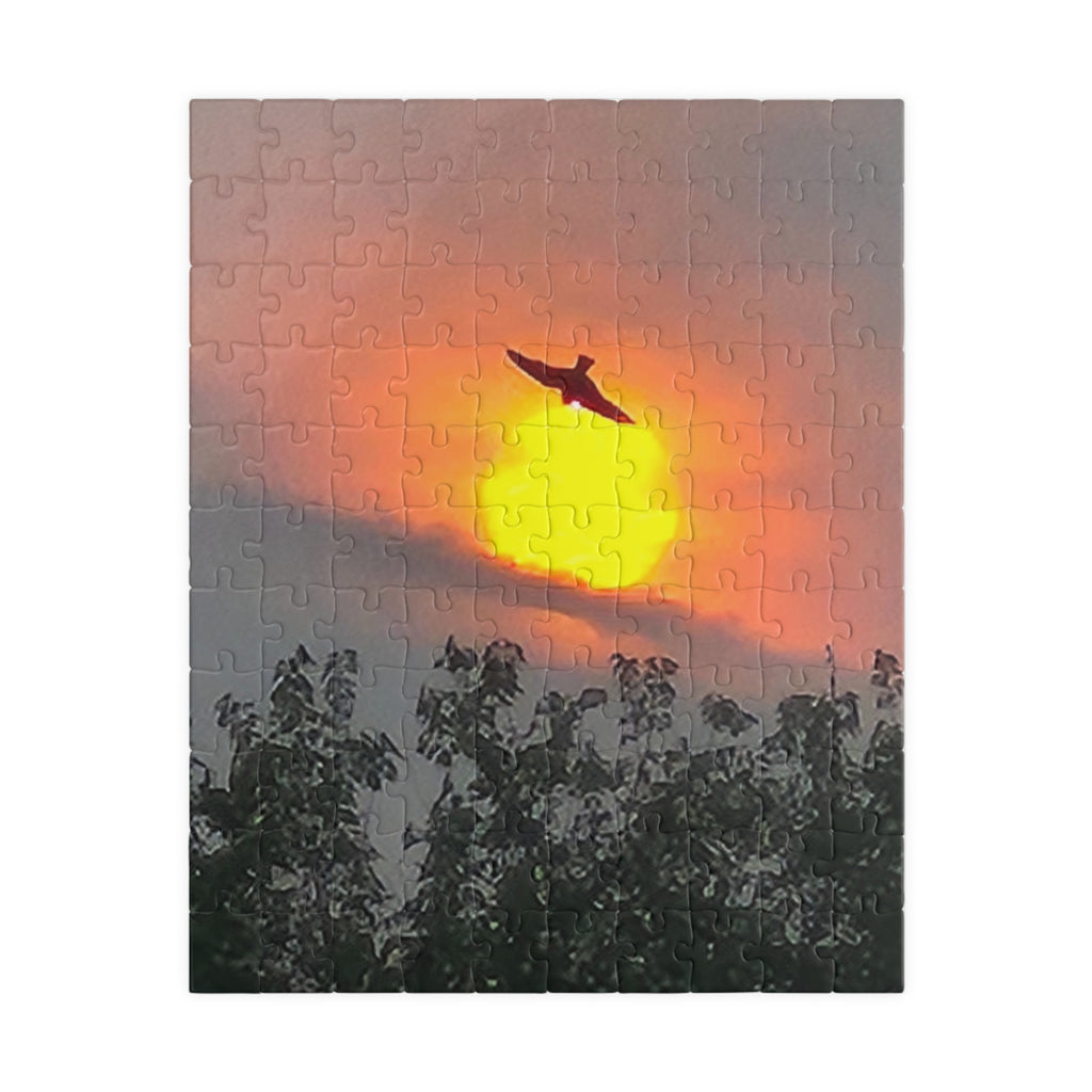 Sunset Bird Puzzle (110 to 1014-Piece) - Nature-Themed Jigsaw