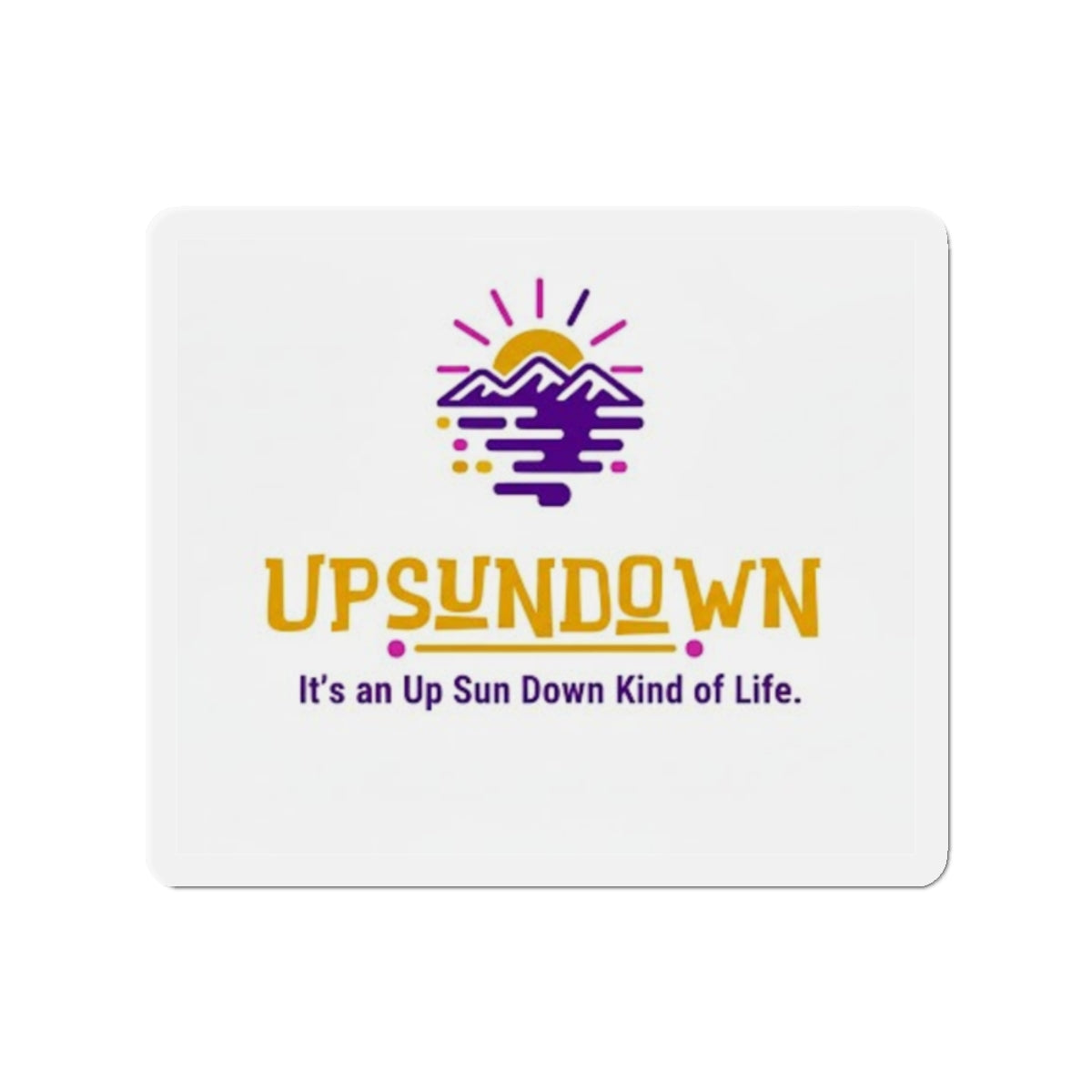 Vibrant Die-Cut Magnets for Home Decor, Inspiring Kitchen Art, Perfect for Gifts, Travel Enthusiasts, and Positive Vibes