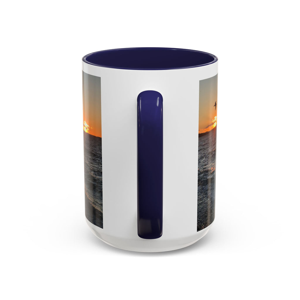 Sunset Vibes Coffee Mug – 11oz & 15oz with Inspirational 'Upsundown' Design
