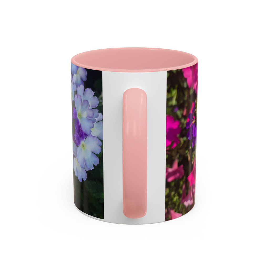 Floral Accent Coffee Mug — Upsundown Logo 11/15oz
