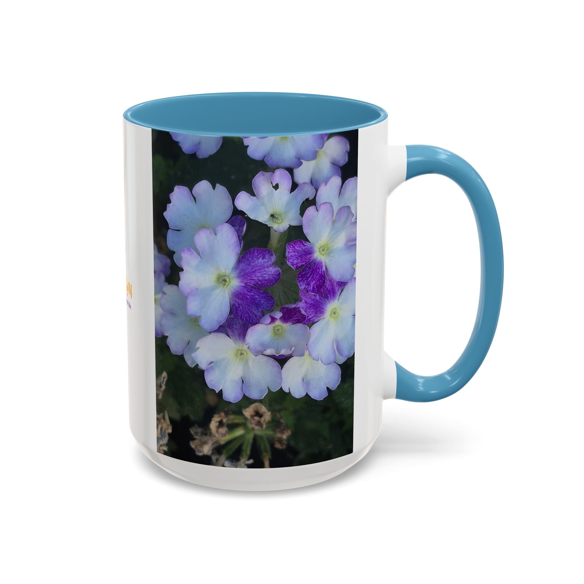 Floral Accent Coffee Mug — Upsundown Logo 11/15oz