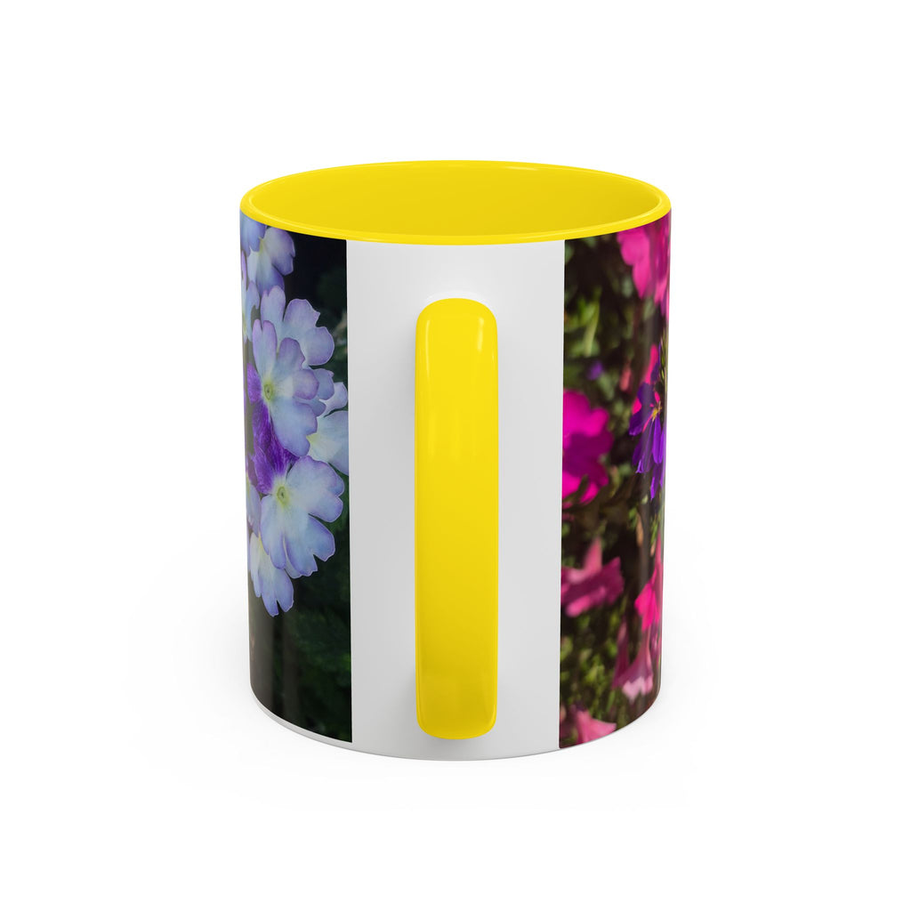 Floral Accent Coffee Mug — Upsundown Logo 11/15oz
