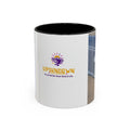 Accent Coffee Mug — 'UpSundown' Scenic Seagull Beach Coffee Mug (11/15oz)