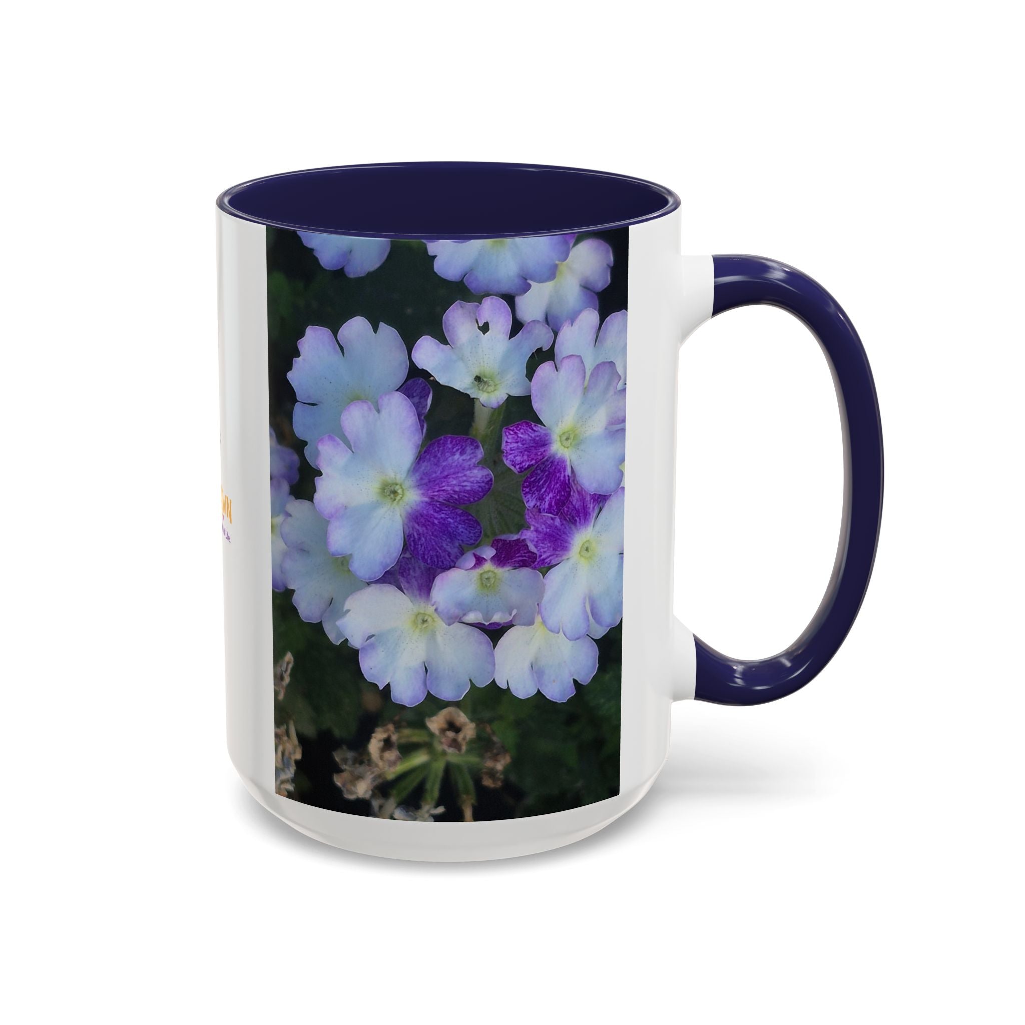 Floral Accent Coffee Mug — Upsundown Logo 11/15oz