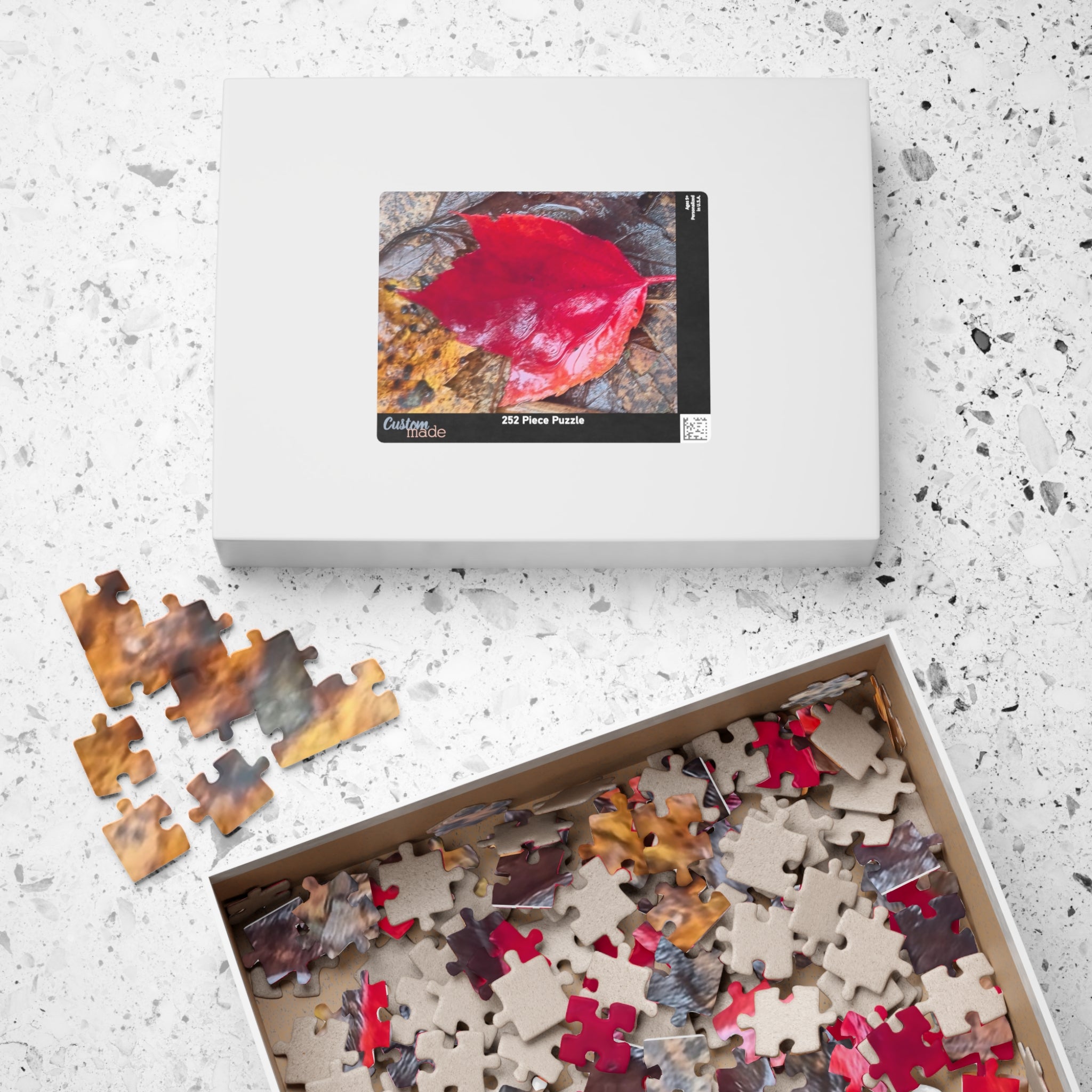 Autumn Leaf Puzzle for Nature Lovers - 110, 252, 520, 1014-Piece