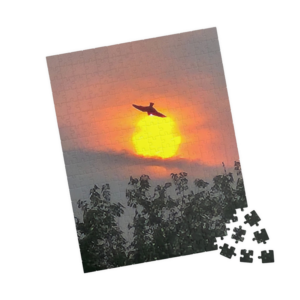Sunset Bird Puzzle (110 to 1014-Piece) - Nature-Themed Jigsaw