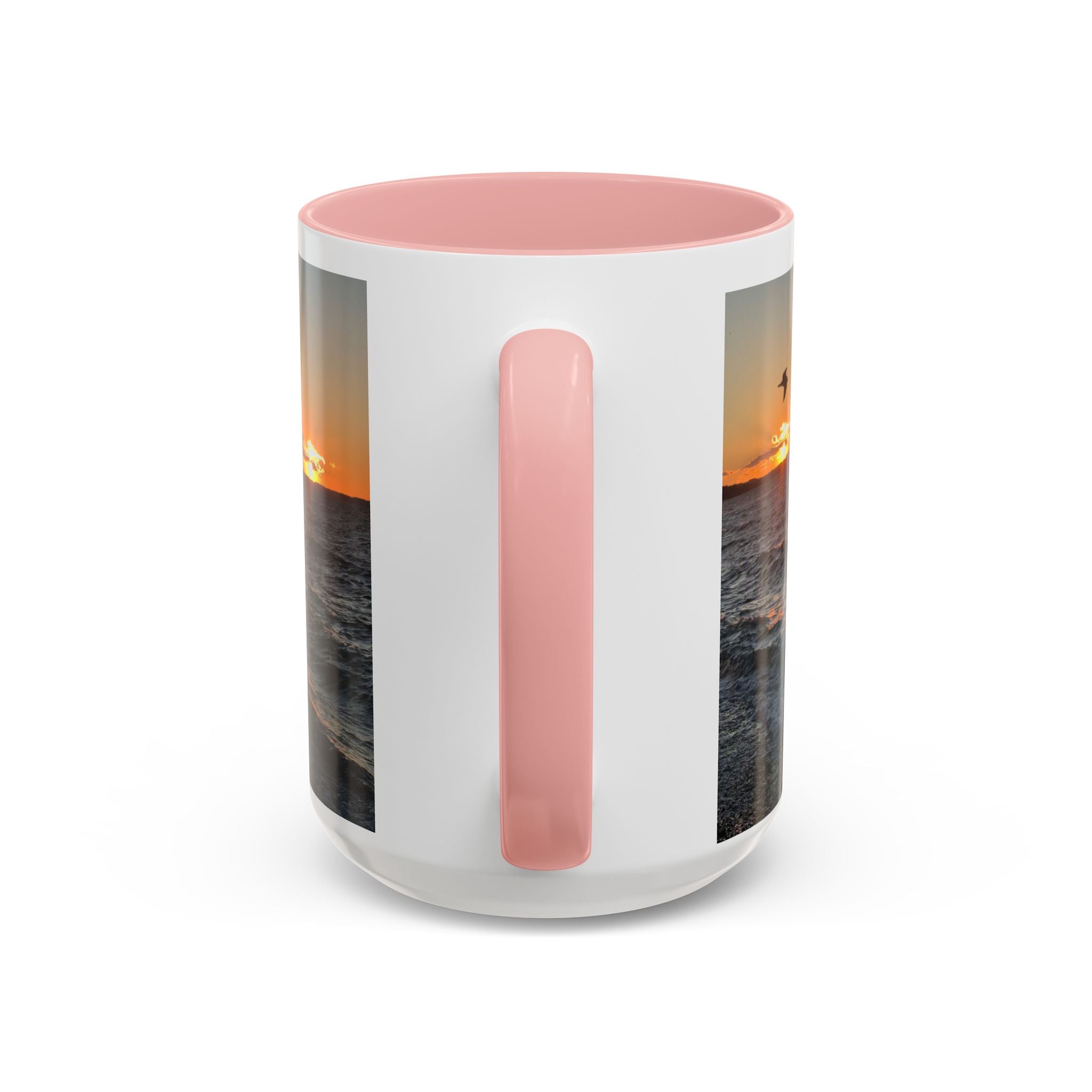 Sunset Vibes Coffee Mug – 11oz & 15oz with Inspirational 'Upsundown' Design