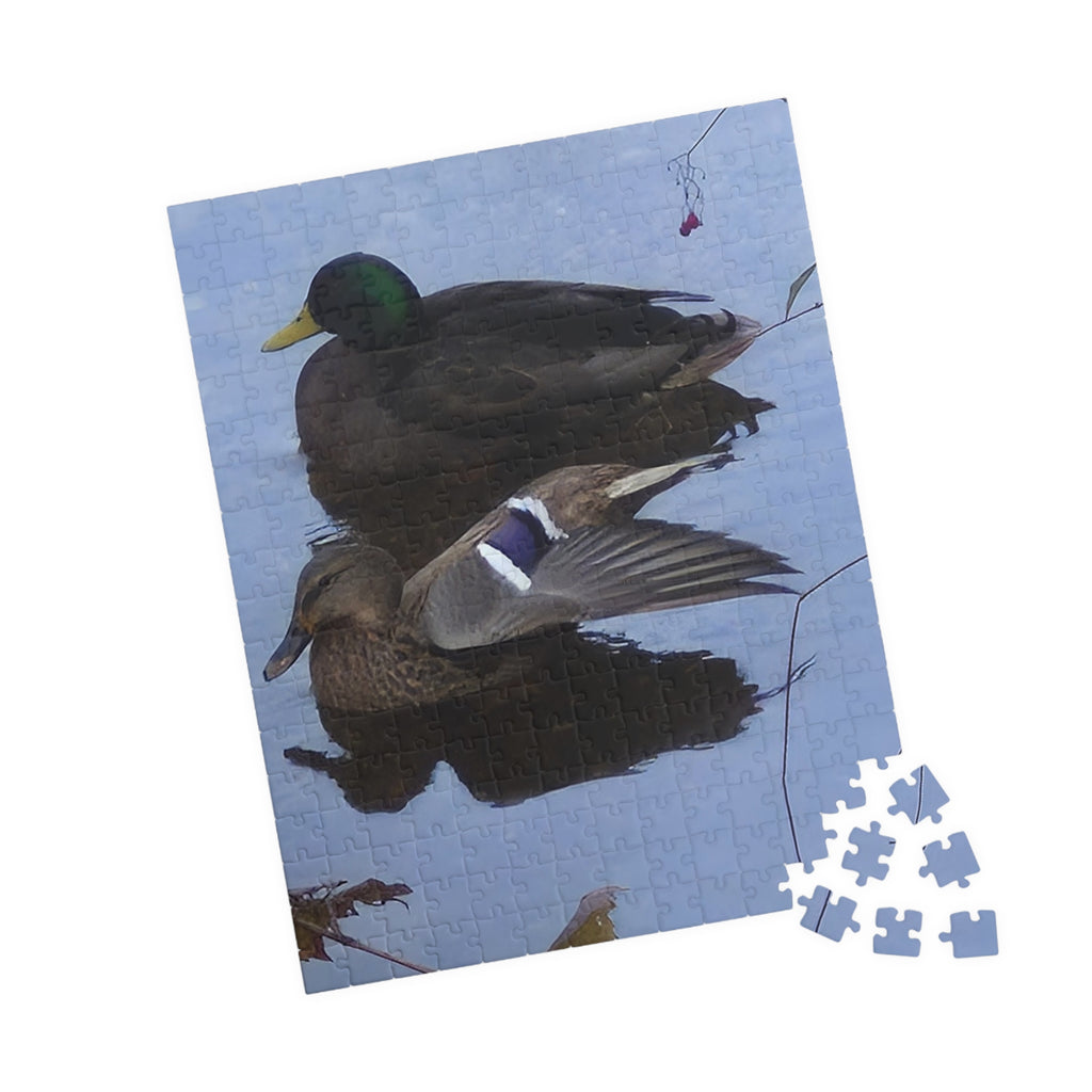 Nature-Inspired Puzzle: Tranquil Duck Duo (110, 252, 520, 1014-piece)