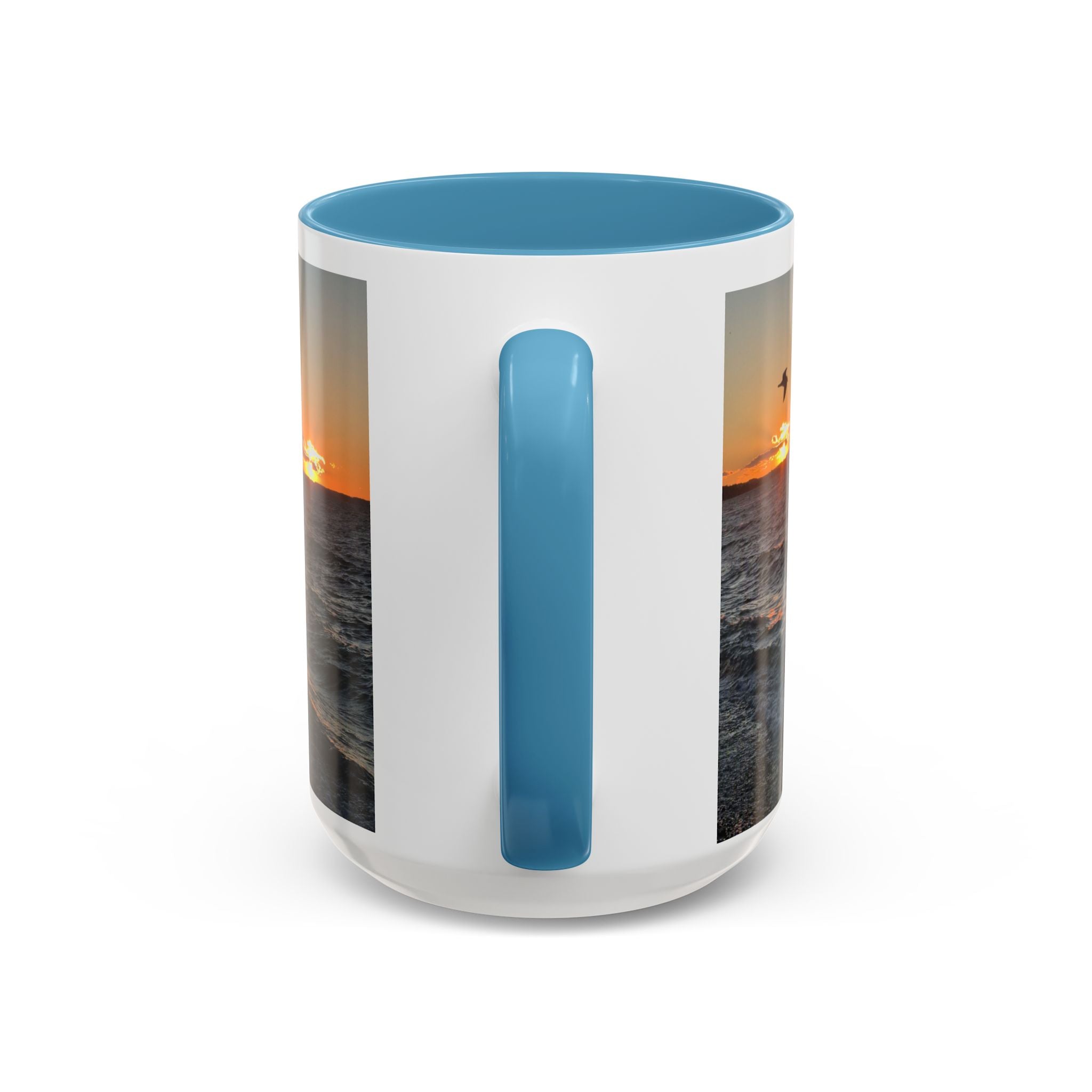 Sunset Vibes Coffee Mug – 11oz & 15oz with Inspirational 'Upsundown' Design