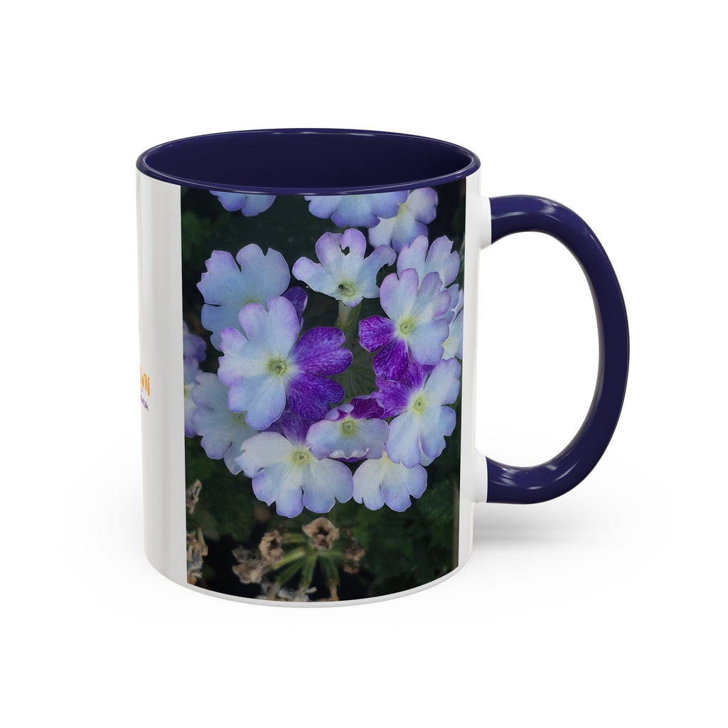 Floral Accent Coffee Mug — Upsundown Logo 11/15oz