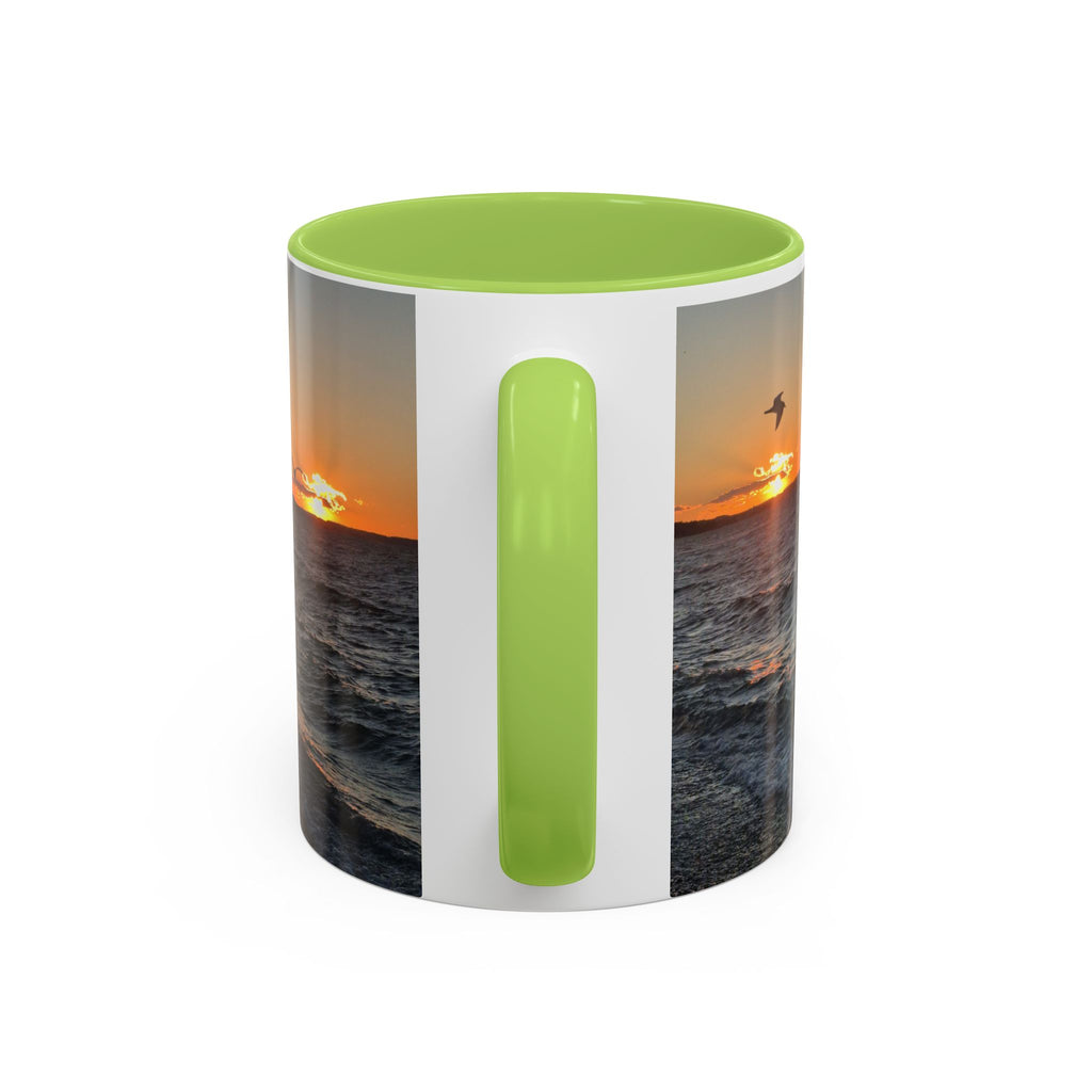 Sunset Vibes Coffee Mug – 11oz & 15oz with Inspirational 'Upsundown' Design