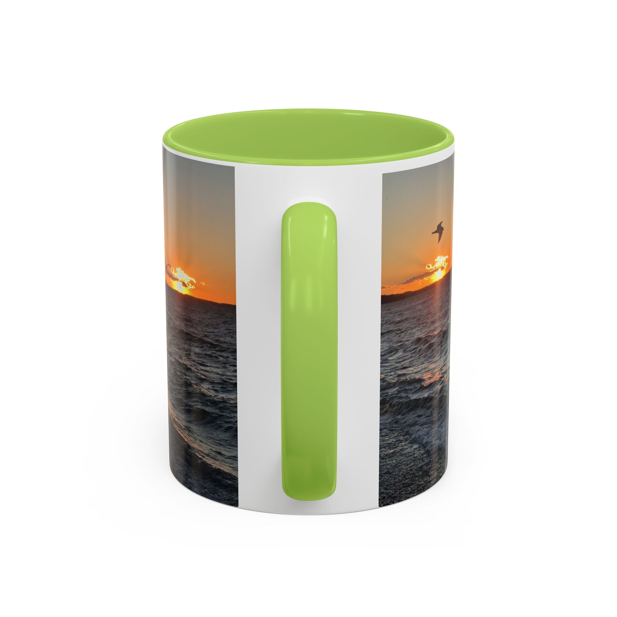 Sunset Vibes Coffee Mug – 11oz & 15oz with Inspirational 'Upsundown' Design