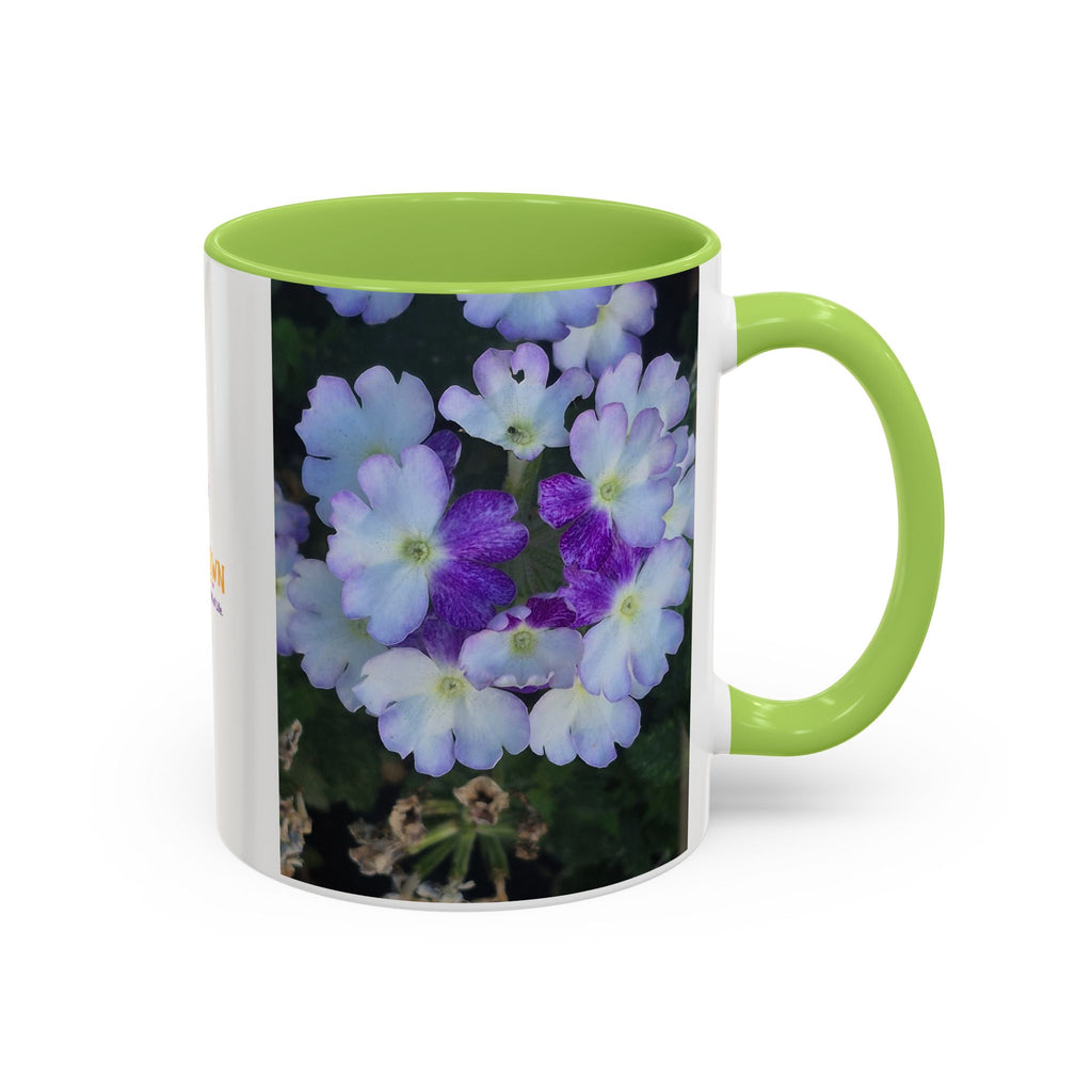 Floral Accent Coffee Mug — Upsundown Logo 11/15oz