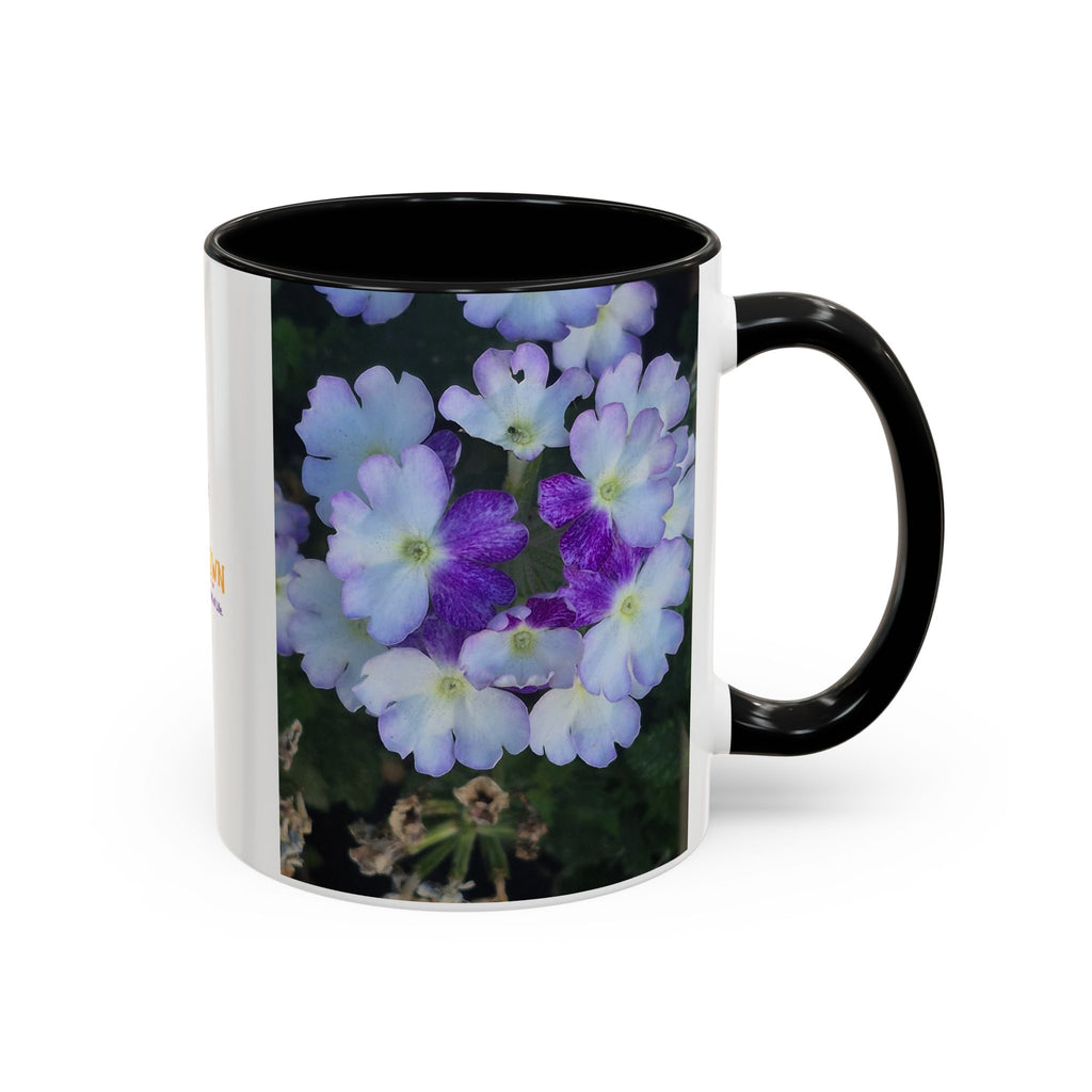 Floral Accent Coffee Mug — Upsundown Logo 11/15oz