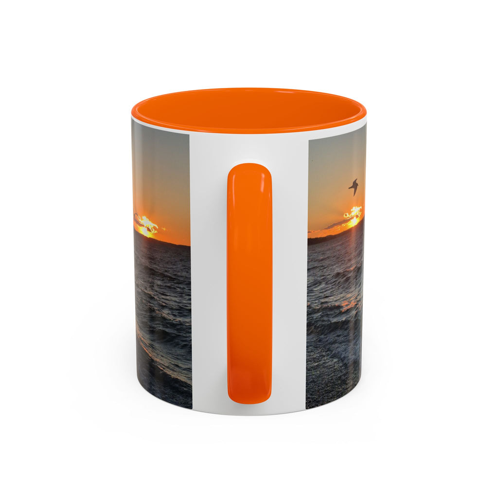 Sunset Vibes Coffee Mug – 11oz & 15oz with Inspirational 'Upsundown' Design